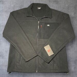 New Balance Full Zip Sweater Black Size M NWT